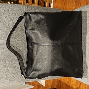 Kooba Black Leather Tote Bag